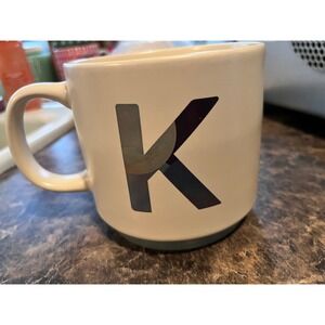 Monogram Initial K‎ Mug Fringe Studio